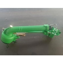 Bomii 360° Ayarlanabilir Yağmurlama Tabancası, 40 mm Giriş, 22-43M Menzil, 1.5" Dişli Bağlantı, Yeşil