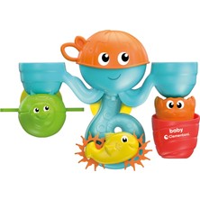 Clementoni - Eğlenceli Arkadaşlar Su Parkı Banyo Oyuncağı, 10-36 Ay, Plastik