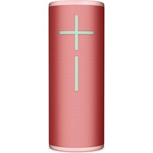 Bomii Boom 4 360 Derece Taşınabilir Bluetooth Hoparlör, Su Geçirmez, Batmaz, 15 Saat Pil Ömrü, 45 M Kullanım Mesafesi, Pembe