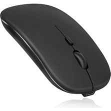 Bomii 2.4 Ghz Bluetooth Sessiz Kablosuz Mouse, 100 Mah Şarjlı Pilli