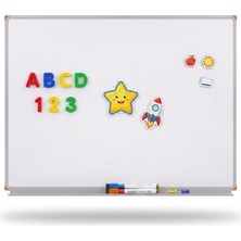 Bomii Manyetik Özellikli Alüminyum Çerçeve Askılı Yazı Tahtası 50X70 cm