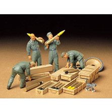 Bomii 1/35 German Tank Ammo Loading Crew Plastik Askeri Figür Kiti