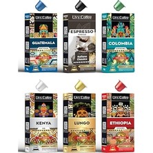 Bomii Livy Coffee® Alüminyum Nespresso Uyumlu Kapsül Kahve 6'lı 60 Kapsül