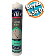 Bomii Genel Amaçlı Beyaz Akrilik Mastik Silikon Kokusuz Boyanabilir 450 G