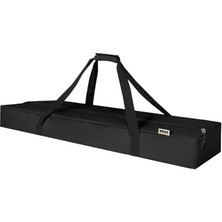 Bomii Taşıma Çantası, Çok Amaçlı Küçük Alet Çantası, Fermuarlı Dayanıklı, Kamp Malzemeleri Saklama Çantası, 20L (80 x 25 x 10 Cm) Siyah