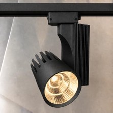 Bomii 40W Siyah Kasa LED Ray Spot 3000K Günışığı –, Flicker Free, Lifud Driver, Alüminyum Gövde