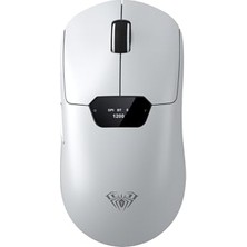 Bomii SC390 PAW3311 Sensör 20000 Dpı 1000Hz Kablolu ve Kablosuz Gaming Oyuncu Mouse Beyaz