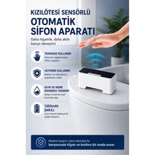Marvielle Temassız Sensörlü Otomatik Tuvalet Sifonu Klozet Rezervuar Aparatı Ipx5 120 - Klozet Adaptörü & Lazımlık