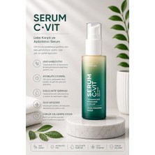 Bomii Serum, C•vıt, Traneksamik Asit, Niasinamid, %2 Arbutin, Vitamin C ve Algae Exosome ile Leke Karşıtı Aydınlatıcı C Vitamini Serum, 30 ml