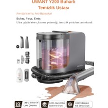 Bomii 15.000 Pa Emiş Gücü 100℃ Buharlı Halı Yıkama ve Leke Çıkartma Makinesi BY200
