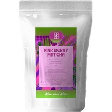 Bomii Berry Pink Matcha - Böğürtlen Aromalı Pembe Superfood Matcha Tozu, 100 G