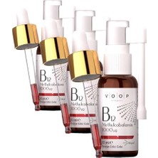 Bomii Vitamin B12 Methylcobalamin 1000 Mg Sprey-Damla 10 ml (3 Paketi)