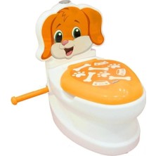 Marvielle Turuncu Eğitici Köpek Klozet - Klozet Adaptörü & Lazımlık