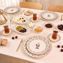 Bomii Aryıldız Cherry 32 Parça 6 Kişilik Kahvaltı Seti