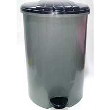 Bomii Çöp Kovası, Ayak Pedallı Jumbo 32 L Büyükboy Çıkabilen Iç Kovalı 40X33 H:50 Sağlam Geniş Hazne