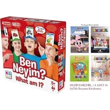 Bomii Ks Ben Neyim Aile Çocuk Eğlenceli Kutu Oyunu + Gumball Lisanslı Karekter Boyama Kitaplarımız Hediye!