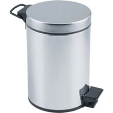 Marvielle Pedallı 3lt Krom Metal - Çöp Kovası