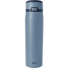 Bomii Mesa Loop Pipetli Su Şişesi | 24 Oz Bardak Tutucu Dostu Yalıtımlı Paslanmaz Çelik Şişeler Seyahat, Spor ve Okul Için | Deep Dune