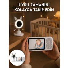 Bomii LCD Ekranlı Bebek Izleme Kamerası Ninnili Gece Görüşlü Güvenlik Sistemi Yeni Nesil