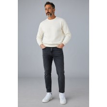 Oray Store Erkek Boyfriend Kalıp Bilek Boy Paça Kaliteli Denim Jeans