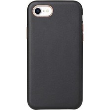 TeleZone iPhone 7 Pu Deri ve Kadife Kaplamalı Eyzi Premium Kapak