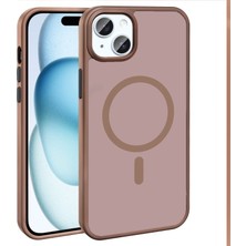 Tele Shop iPhone 15 Plus Magsafe Destekli Kamera Korumalı Zarif Mat Görünümlü Kılıfı Mlk/ Sio