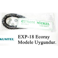 Sern Kumtel Exp-18 Ecoray Mobile 1800W Uyumlu 1800W Infrared Soba Isıtıcı Rezistans Teli (Yatay)