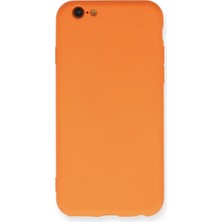 Zenviaa Mey Ithalat®  iPhone 6 Kılıf Nano Içi Kadife Silikon - Turuncu ZNV20296545