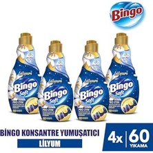 Bomii Soft Konsantre Çamaşır Yumuşatıcısı Lilyum 1440 ml x 4 Adet