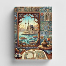 Bomii Istanbulu Seyrediyorum Gözlerim Kapalı Bullet Journal A5 Noktalı Defter