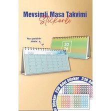 Bomii 2026 Mevsimli Dekoratif Spiralli | 10X20 cm | Masa Takvimi