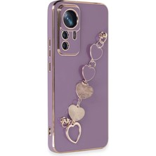 Zenviaa Mey Ithalat®  Mi 12T Pro Kılıf Esila Silikon - Mor ZNV20296545