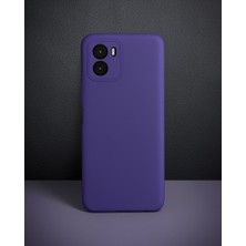 TeknoKapsül Vivo Y15S Kılıf Nano Içi Kadife Silikon - Mor