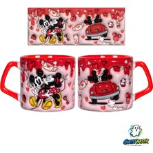 Ghostbastır Design Mickey ve Minnie Kupa Bardak | Tek Adet 1127