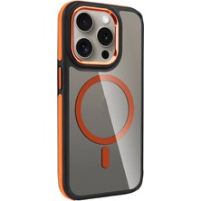 TeleZone iPhone 15 Pro Mat Görünümlü Şık Solo Premium Magsafe Şarj Özellikli Kapak