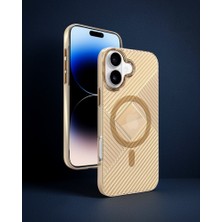 TeknoKapsül Joko Apple Iphone 16 Stella Pc Sert Magsafe Kılıf - Gold