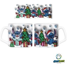 Ghostbastır Design Stitch Noel | Yılbaşı Kupa Bardak | Tek Adet 1157