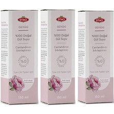 Marmara Avm Gül Suyu, OTACI%100 Doğal 150 ml x 3 Adet