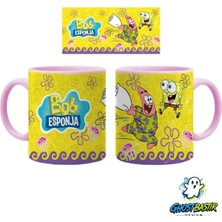Ghostbastır Design Sünger Bob Kupa Bardak | Tek Adet K0837