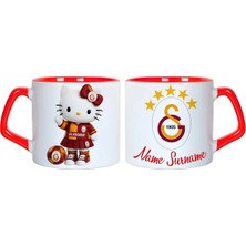 Ghostbastır Design Kişiye Özel Galatasaray Hello Kitty Kupa Bardak | Tek Adet 1120