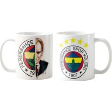 Ghostbastır Design Fenerbahçe Atatürk Kupa Bardak | Tek Adet K0813