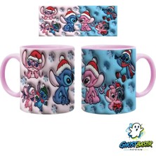 Ghostbastır Design Stitch Noel | Yılbaşı Kupa Bardak | Tek Adet K0823