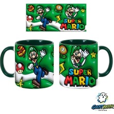 Ghostbastır Design Super Mario Kupa Bardak | Tek Adet K0832