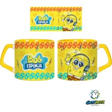 Ghostbastır Design Sünger Bob Kupa Bardak | Tek Adet 1168