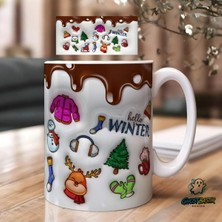 Ghostbastır Design Kış Kupa Bardak | Tek Adet K0766