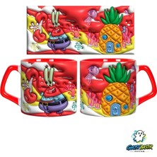 Ghostbastır Design Sünger Bob Kupa Bardak | Tek Adet 1165