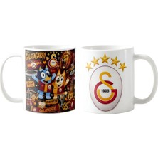 Ghostbastır Design Galatasaray Bluey Kupa Bardak | Tek Adet K0812