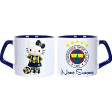 Ghostbastır Design Kişiye Özel Fenerbahçe Hello Kitty Kupa Bardak | Tek Adet 1124