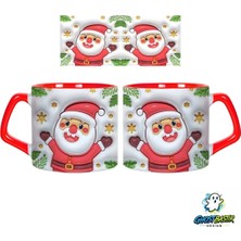 Ghostbastır Design Noel Baba Kupa Bardak | Tek Adet 1135