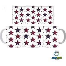 Ghostbastır Design Yıldızlar Kupa Bardak | Tek Adet K0857